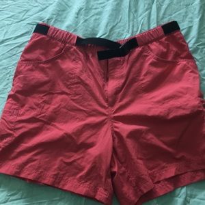 Salmon color Columbia shorts